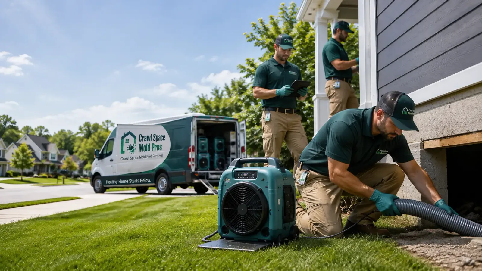 Crawl Space Mold Removal in Nancy, KY